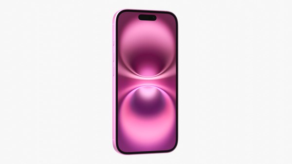 modelo 3d Apple iPhone 16 rosa - TurboSquid 2281239