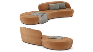 RH Copenhagen sofa 3D model