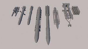 Rocket SET 3D model
