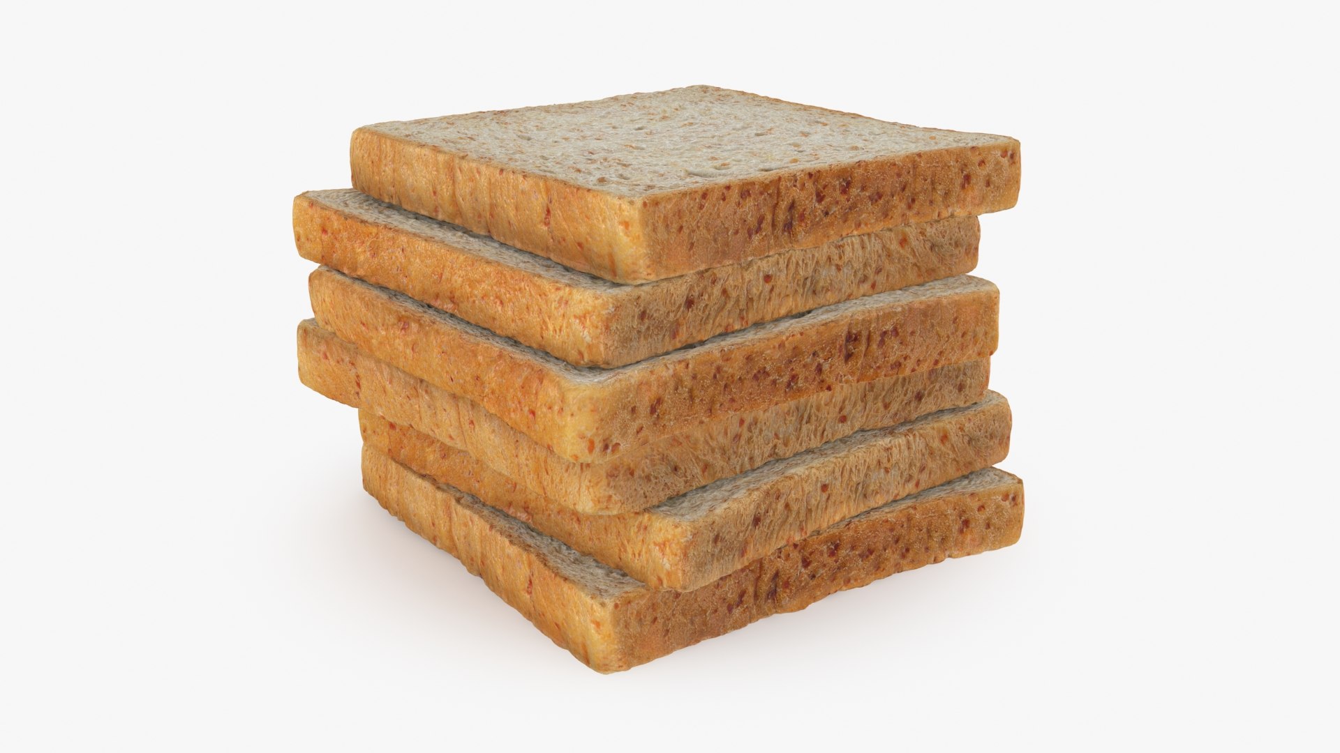 Sliced Bread 3D Model - TurboSquid 2156757