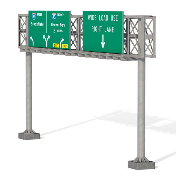 modelo 3d Señal de carretera 06 - TurboSquid 2159478
