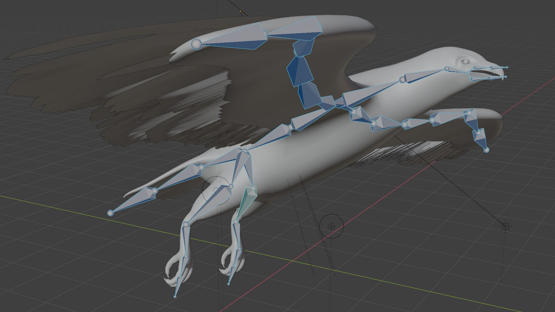 Hawk Rigged 3D Model - TurboSquid 1659772