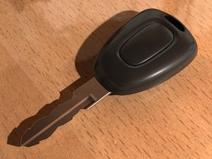 car key 3d max