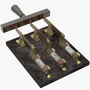Electrical Knif Switch with Fuse Block