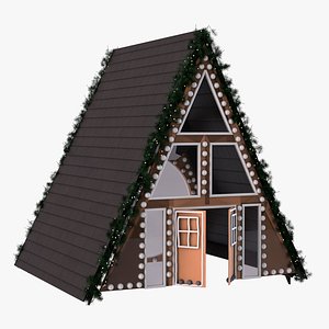 3D model Festive Gingerbread House