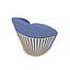 El asiento del barco moderno Low-poly