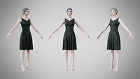 Dress 36 Shadow Garden Brocade