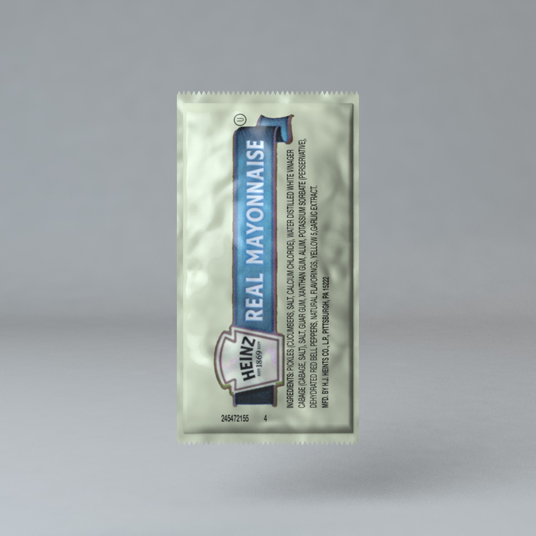 3d set heinz condiments packets model https://p.turbosquid.com/ts-thumb/Vy/5l5ALK/pyPNgrCW/mayo/jpg/1489115985/1920x1080/turn_fit_q99/89301cac207f814b371da8a2292dd91631b3e148/mayo-1.jpg