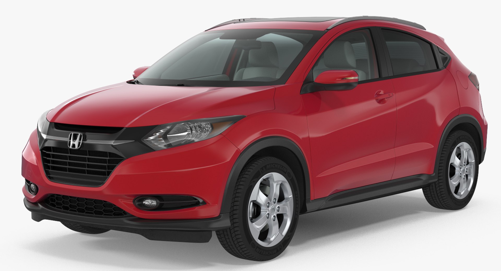 Compact SUV Honda HR-V 2017 3D model preview