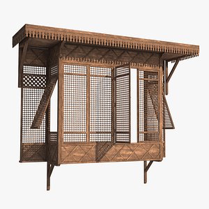 arabian window mashrabia 3D model