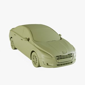 3D Peugeot 508 2011  model