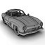 3d model mercedes-benz 300sl