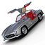 3d model mercedes-benz 300sl