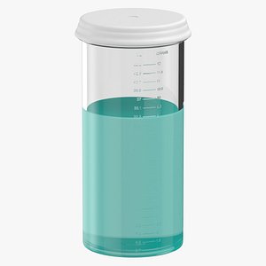 Pill Pod Vial 12dram 44ml Full 3D