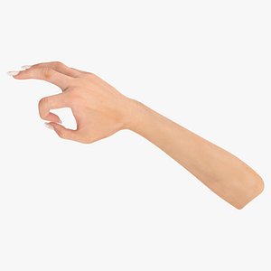 Olive Skin Female Hand OK Pose
