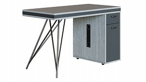 Discovery Designer Desk by Wooddi 3D model