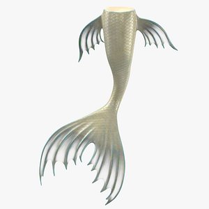 mermaid tail 03 straight 3D model