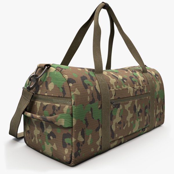 Army Bag 8K PBR Textures 3D model
