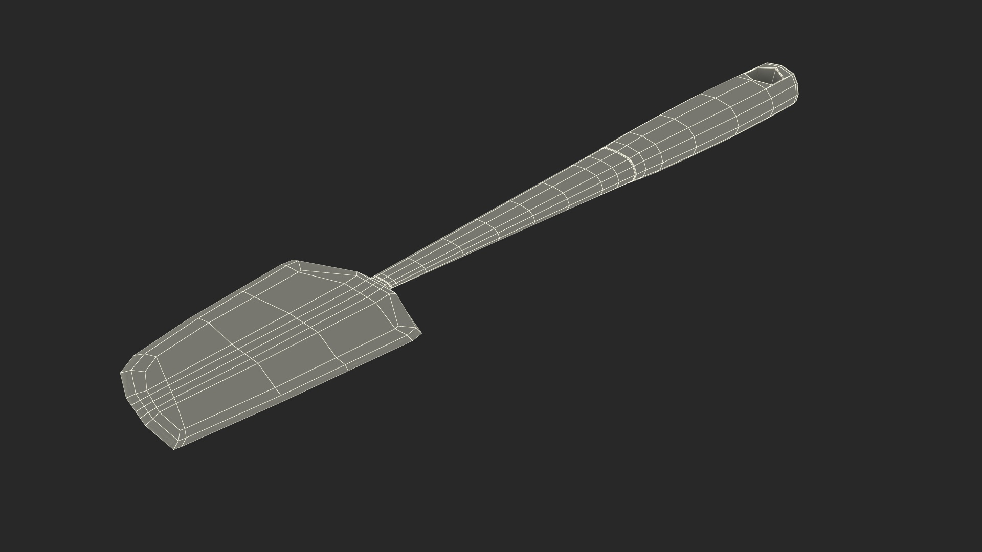 Classic Silicone Spatula 3D Model - TurboSquid 2128339