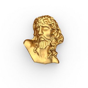 GREEK POSEIDON PENDANT 3D model