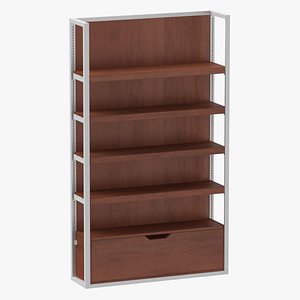 Wooden Shelving System 72 Shelf and Drawer1
