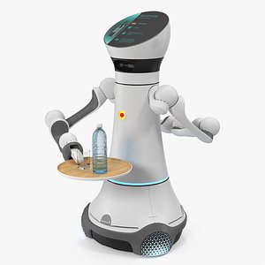 4 robot bartender careobot 3D