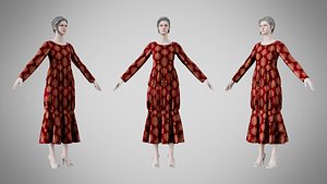 Dress 25 Royal Garnet Velvet