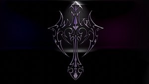 3D Gothic Cross model