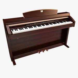 3ds max piano musical instrument