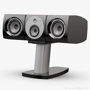lcr stand center focal 3D model