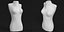 Female half body dummy mannequin