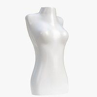 Female half body dummy mannequin