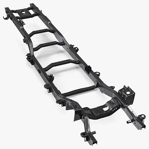 3D Chassis Frame Pickup model