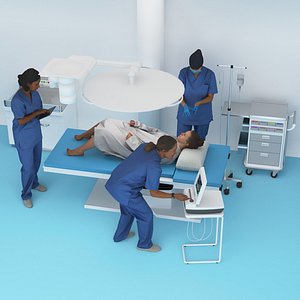 3D model Operating Theater 4K
