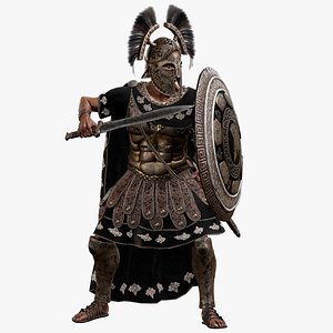 3D model Greek Royal Guard D