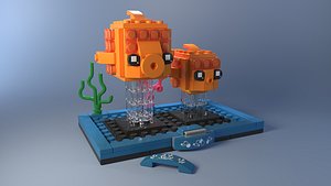 Lego Goldfish