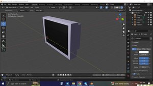 3D model crt tv