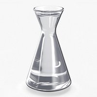 Hydrovase with Narrow Neck and Water