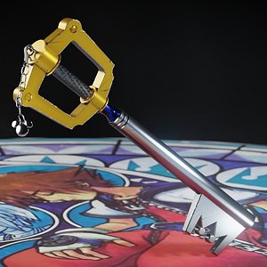 3D Keyblade from Kingdom Hearts model