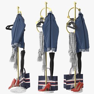 Coat Rack Wrought Iron model