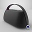 3D Portable Bluetooth Speaker With Handle Black model