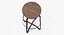 3D adjustable bar stool ar model