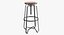 3D adjustable bar stool ar model