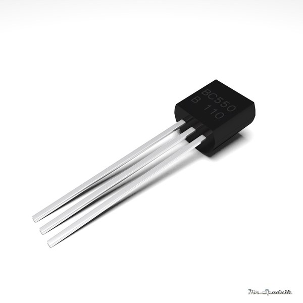 modelo 3d Transistor BC550 - TurboSquid 1129334