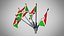 Wall Mount Flags  5 Of Burundi