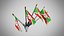Wall Mount Flags  5 Of Burundi