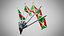 Wall Mount Flags  5 Of Burundi
