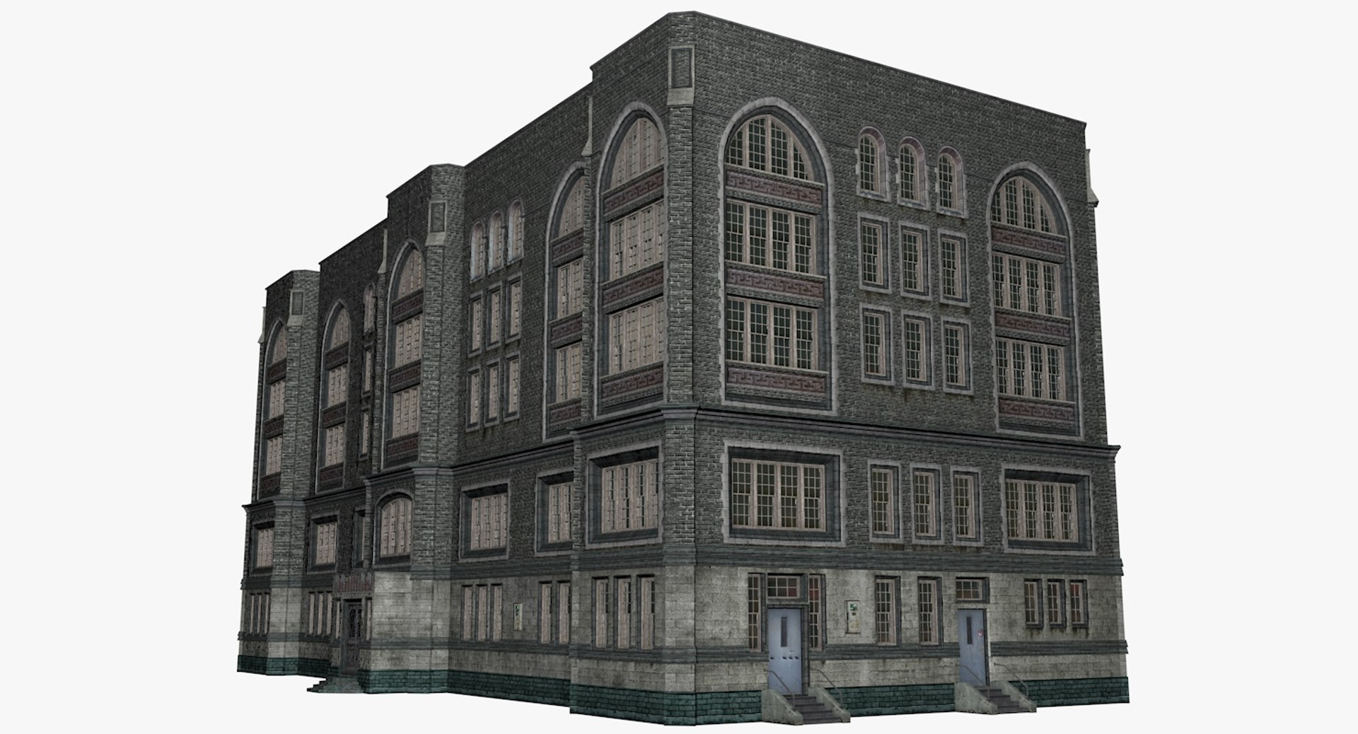 american building c4d