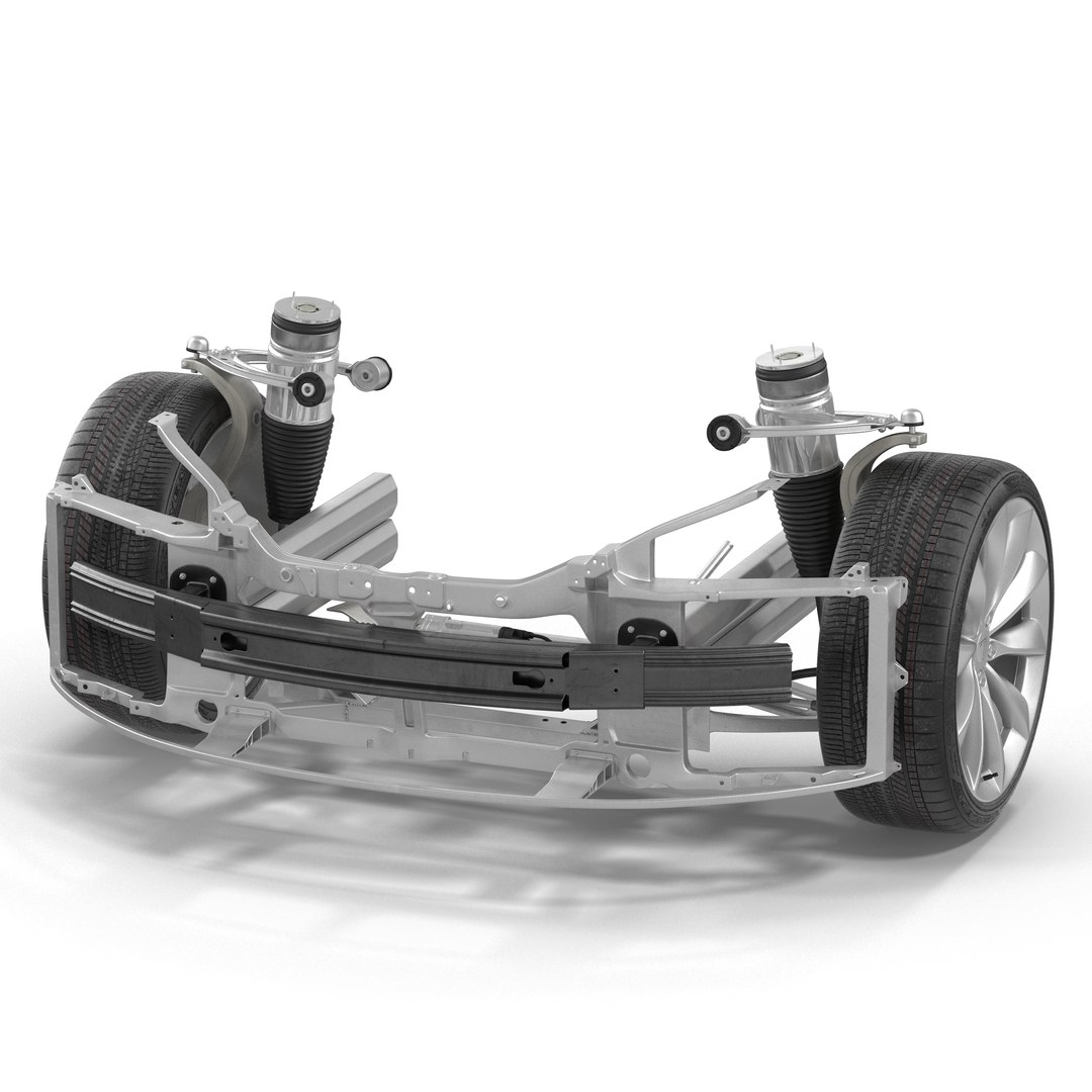 Tesla Model S Front Suspension 3D model preview