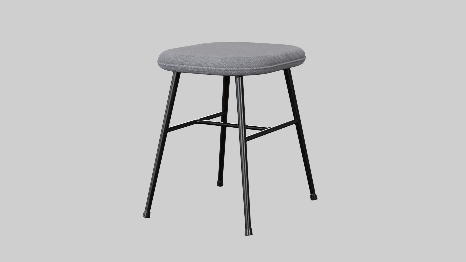 Stool metallic model - TurboSquid 1554722
